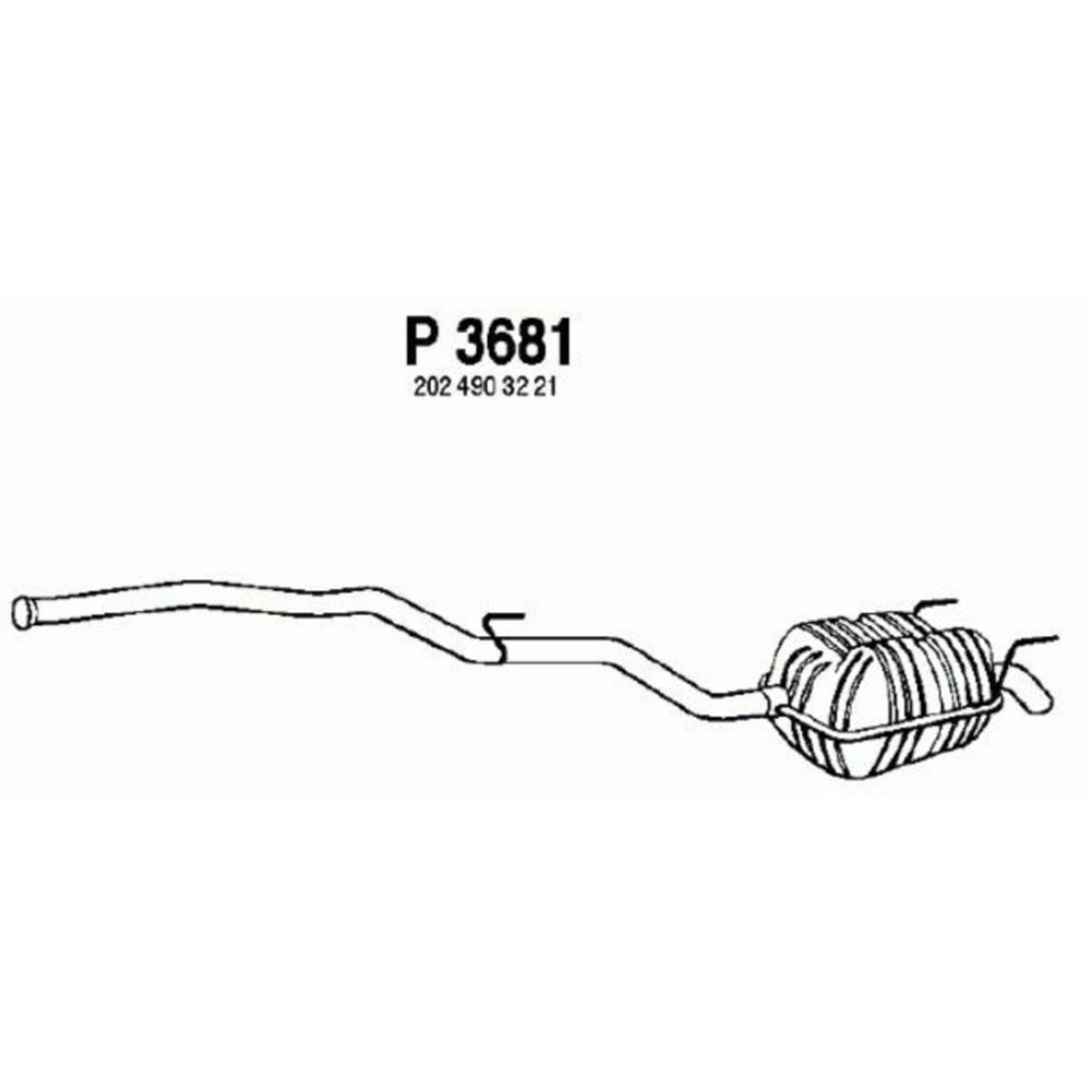 Takaäänenvaimentaja 14-3797