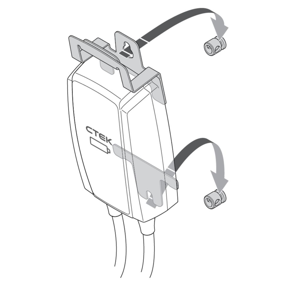 CTEK Njord Go Wall Mount låsbart väggfäste
