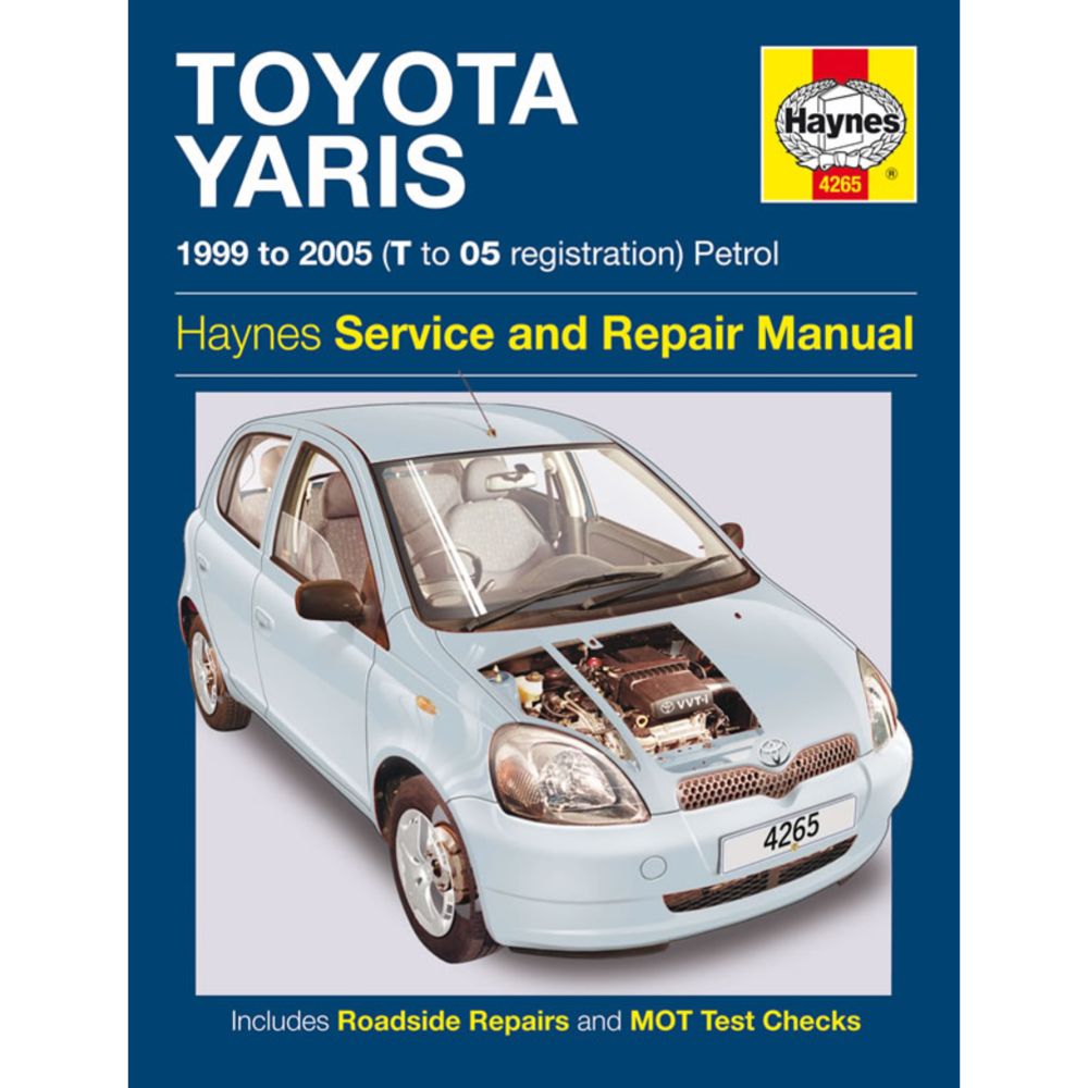 Korjausopas Toyota Yaris 99->05 englanninkielinen