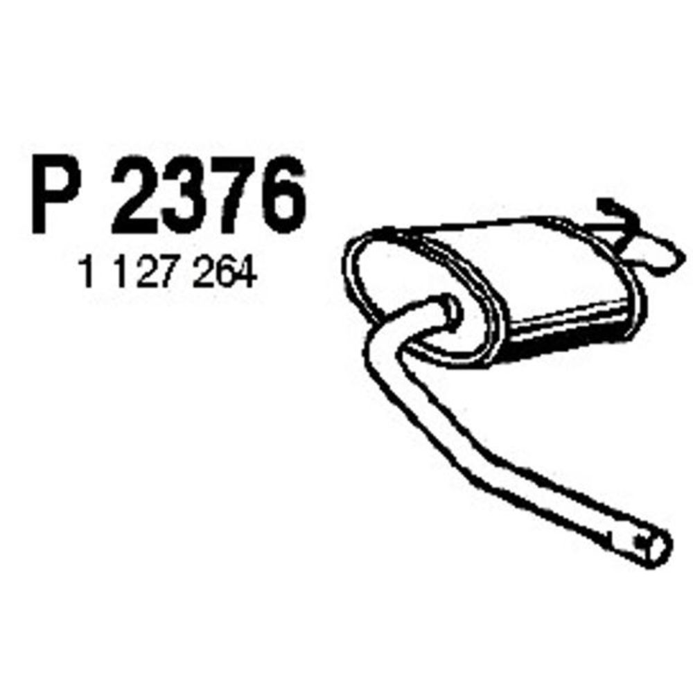 Takaäänenvaimentaja 14-2770
