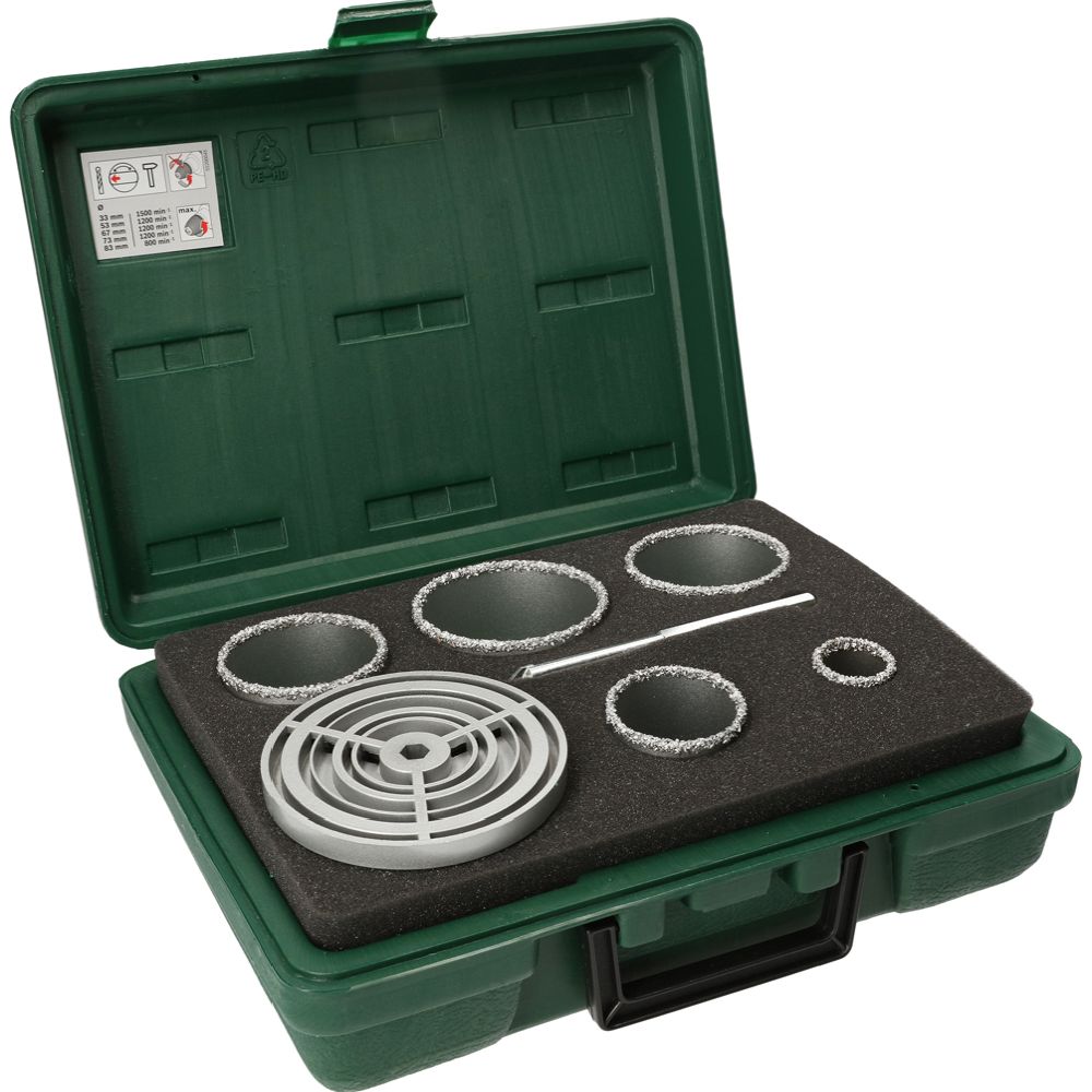 Bosch volframkarbiidiga augusaagide komplekt 33/53/67/73/83 mm 5 tk