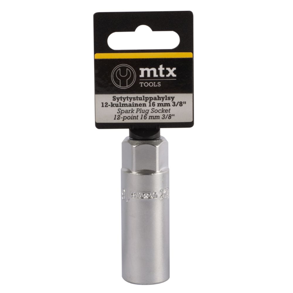 MTX Tools 12 kulmainen sytytystulppahylsy 16 mm 3/8"