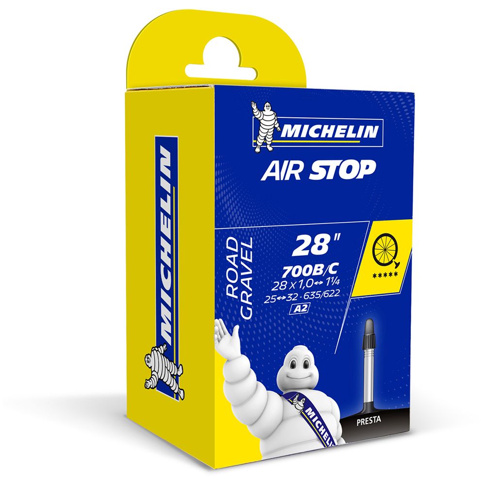 Michelin Airstop innerslang 25-32/622-635 40 mm med Presta-ventil