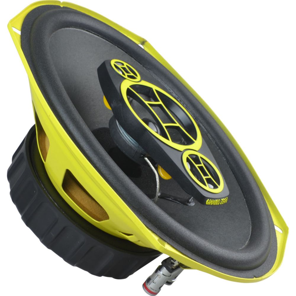 Ground Zero GZCF 7104XSPL Yellow 4-vägs koaxialhögtalarpar