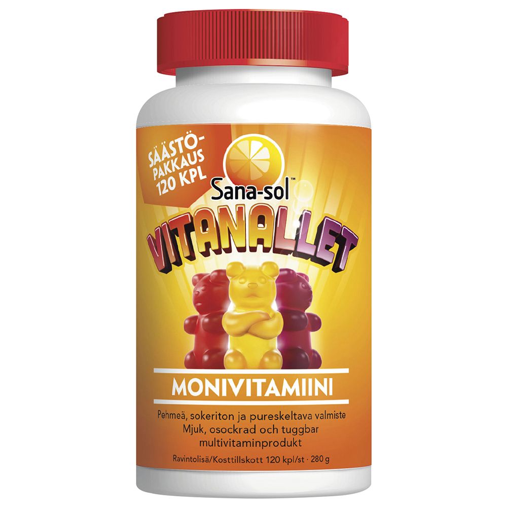 Sana-sol Vitanallet 120 kpl