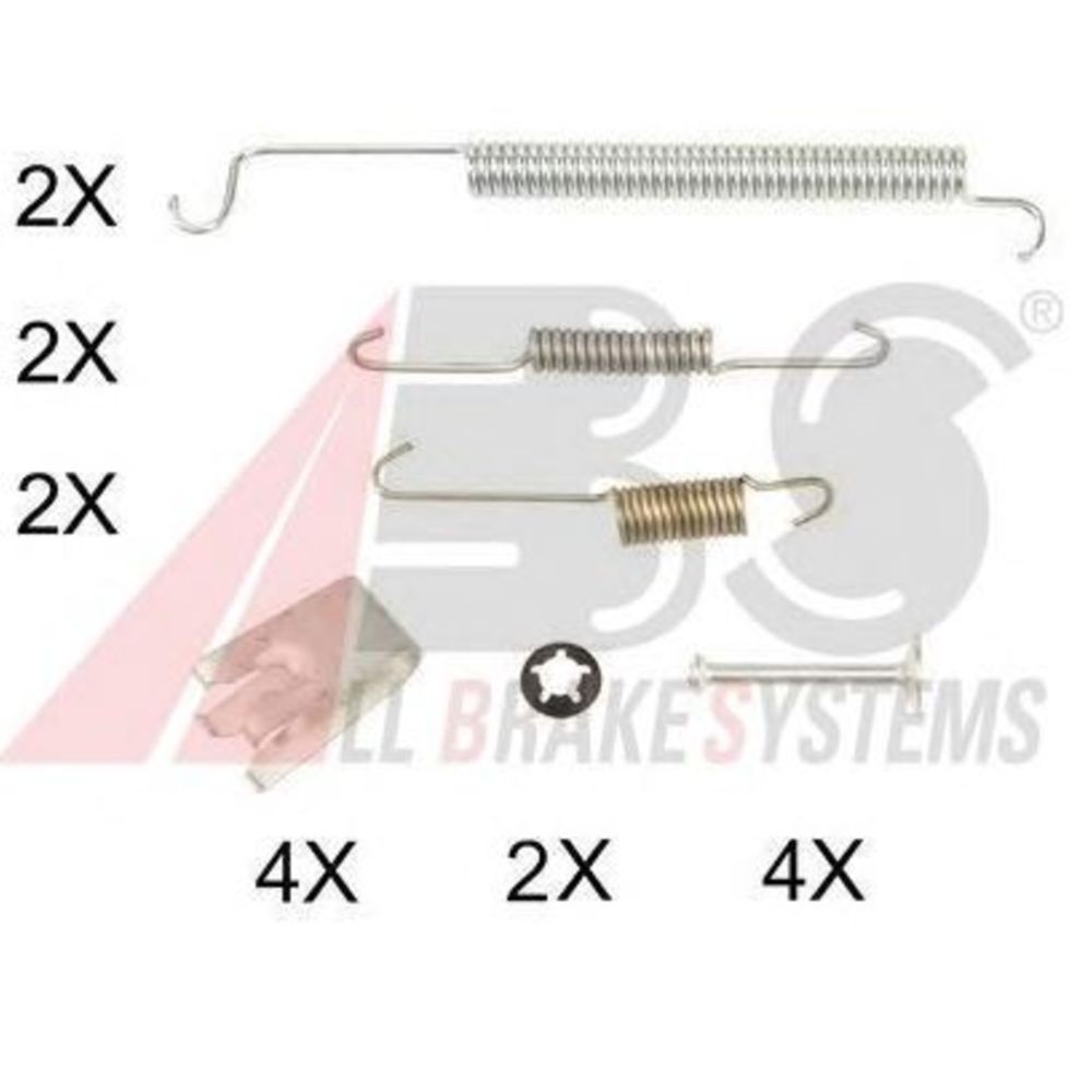 Jarrukenkien asennussarja 23-0807