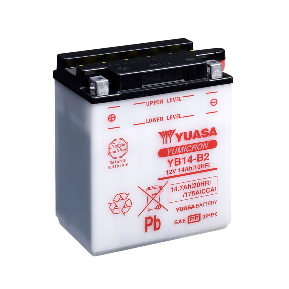 Yuasa MP-akku 12V 14Ah "YB14-B2"