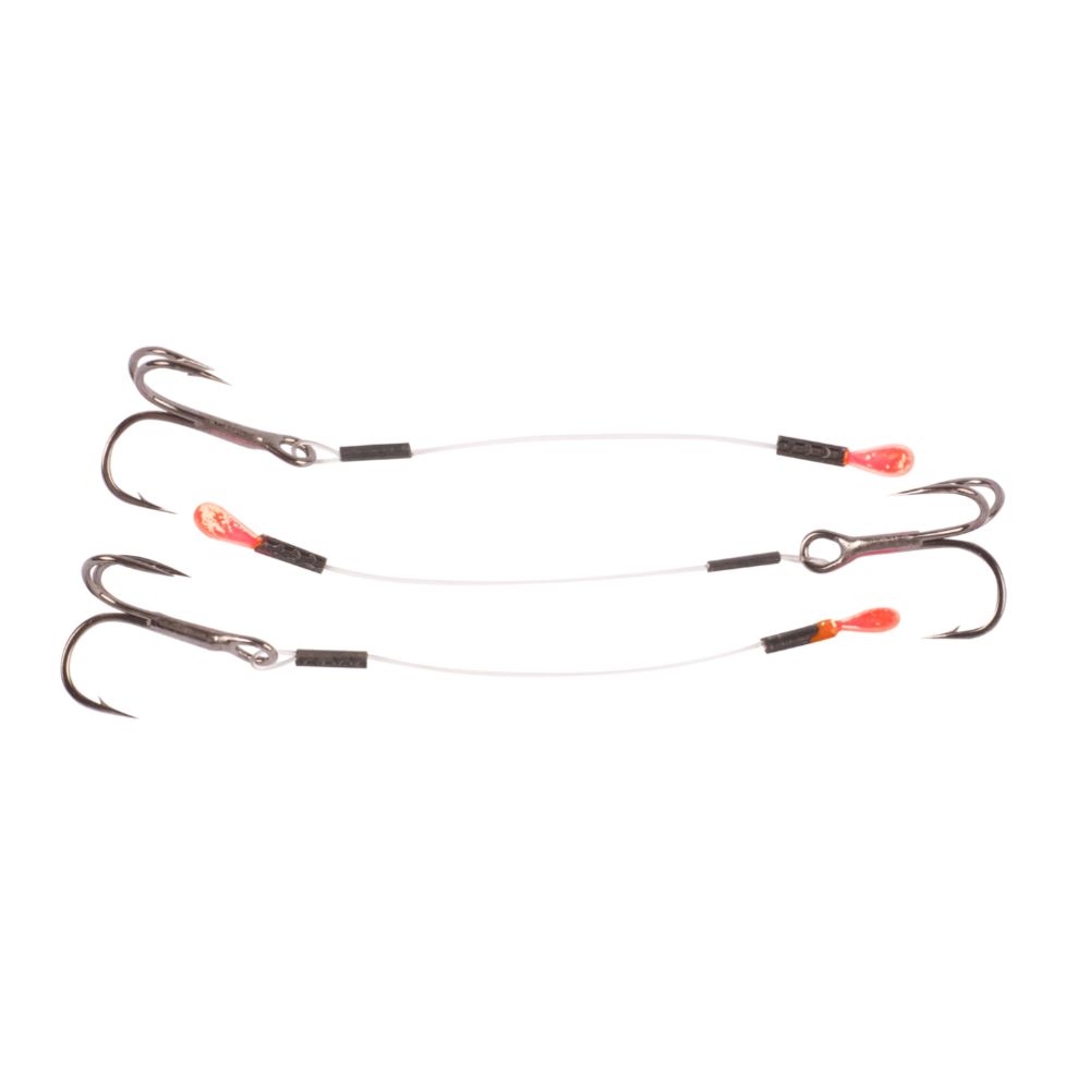 MTX Fishing lisäkoukku 7,5 cm vahalenkillä no: 8 3 kpl