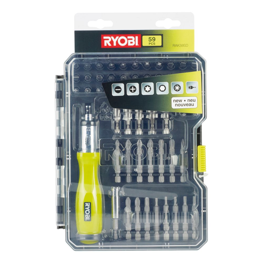 Ryobi ruuvauskärkisarja 59 osaa RAK59SD