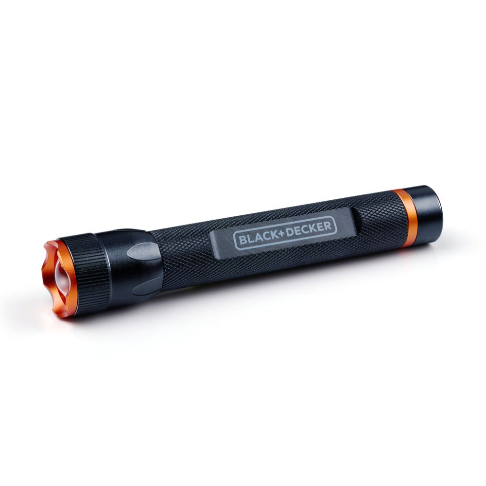 Black+Decker taskulamp, 200 lm, 65 m, 2 x AA