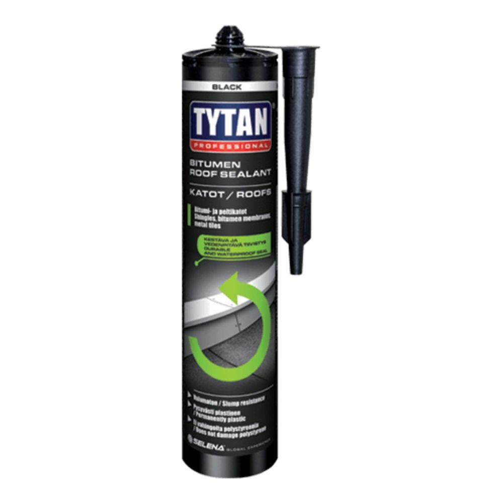 Tytan bituumenkitt, must, 310 ml
