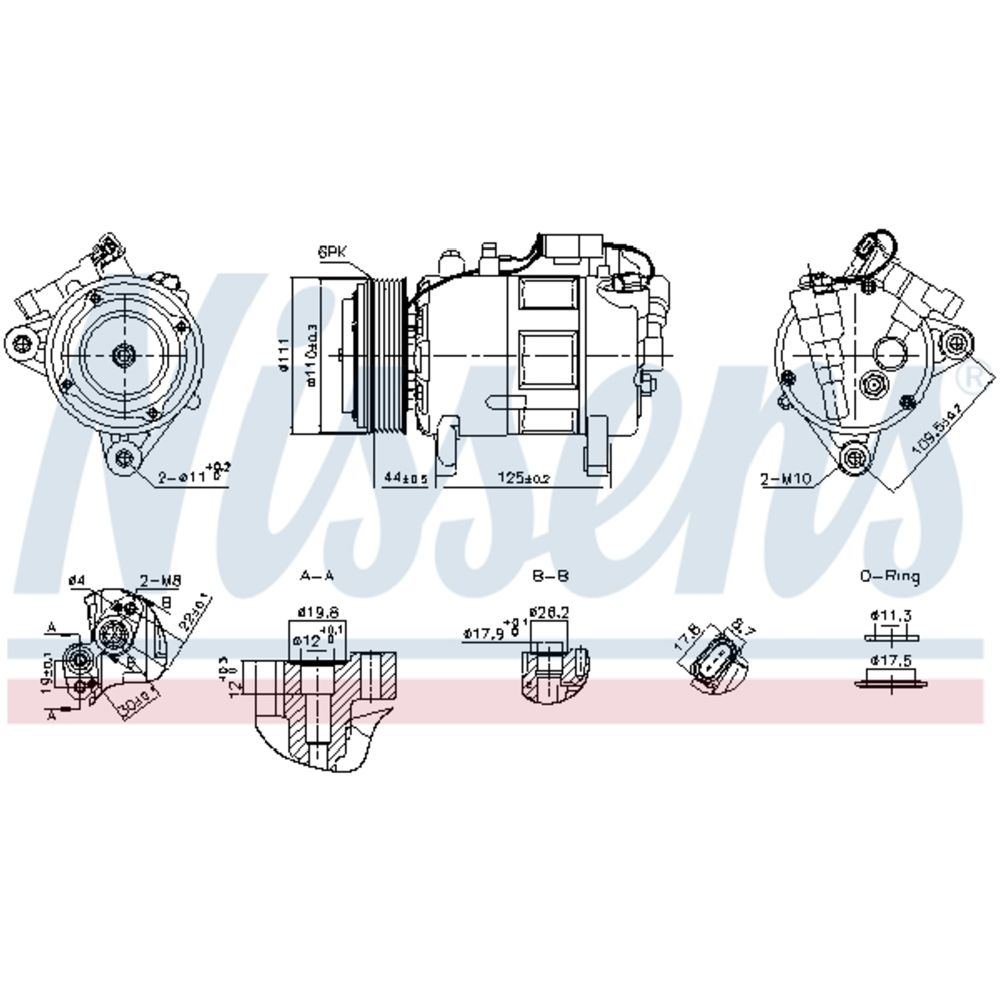 Ilmastointilaitteen kompressori 30-05097