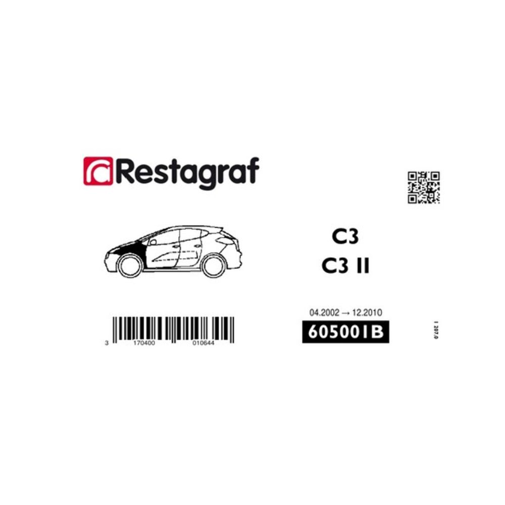 Kiinnikesarja Citroen lokasuoja 605001B 14 osaa