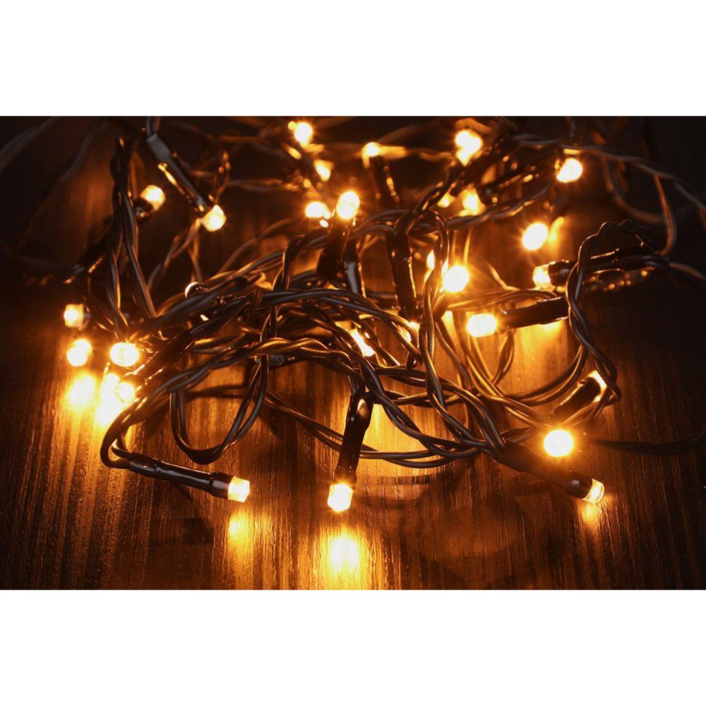 Finnlumor 600-LED ljusslinga utomhus bärnsten