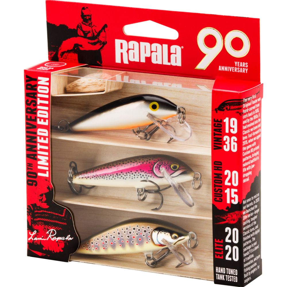 Rapala 90 Years Countdown Mid Naturistic betesset