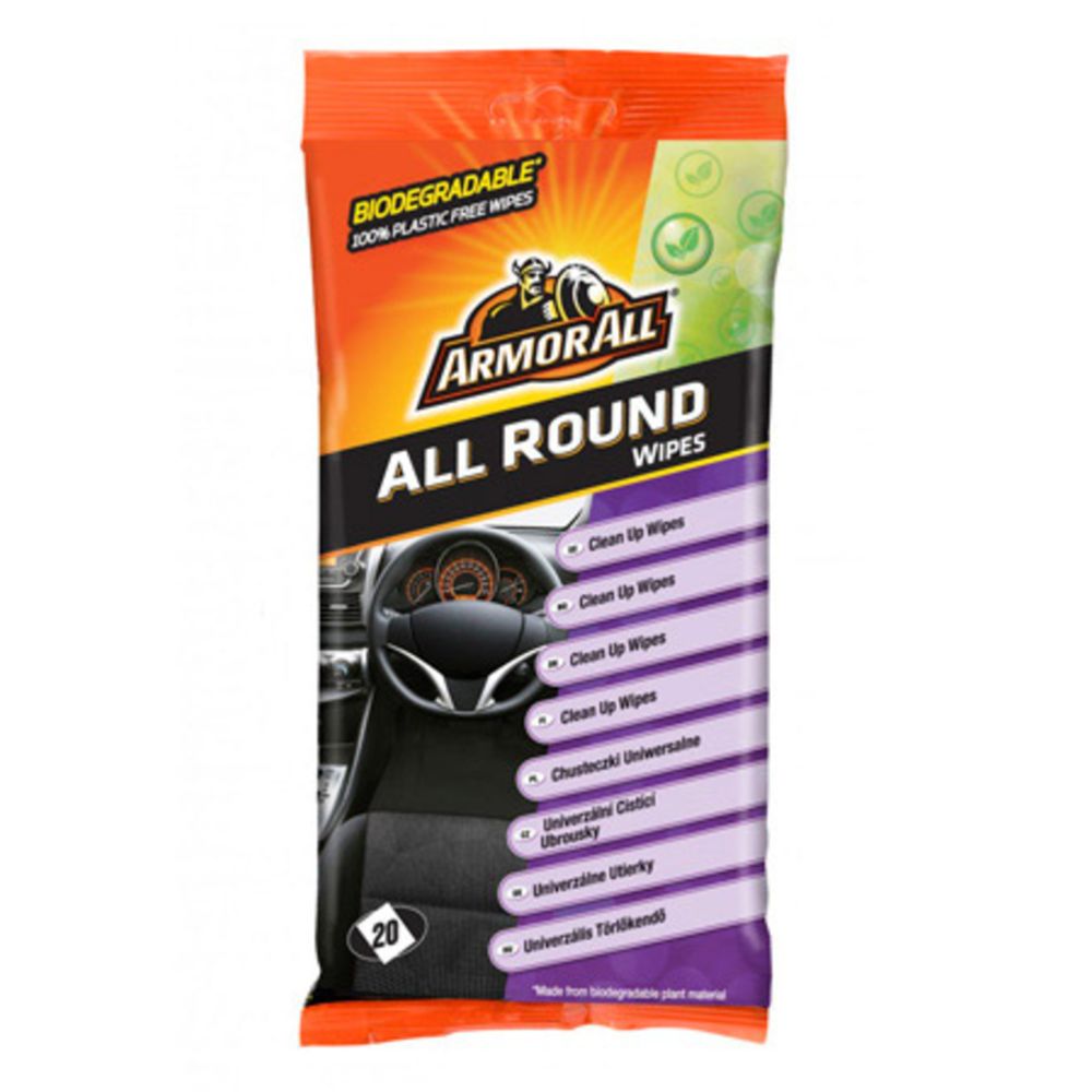 Armor All üldpindade puhastuslapid, 20 tk