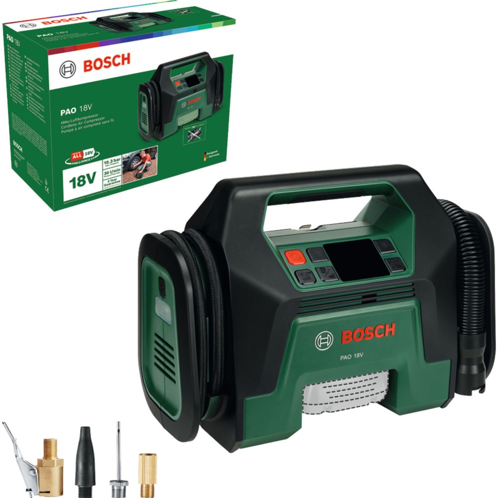 Bosch PAO juhtmevaba õhupump 18V