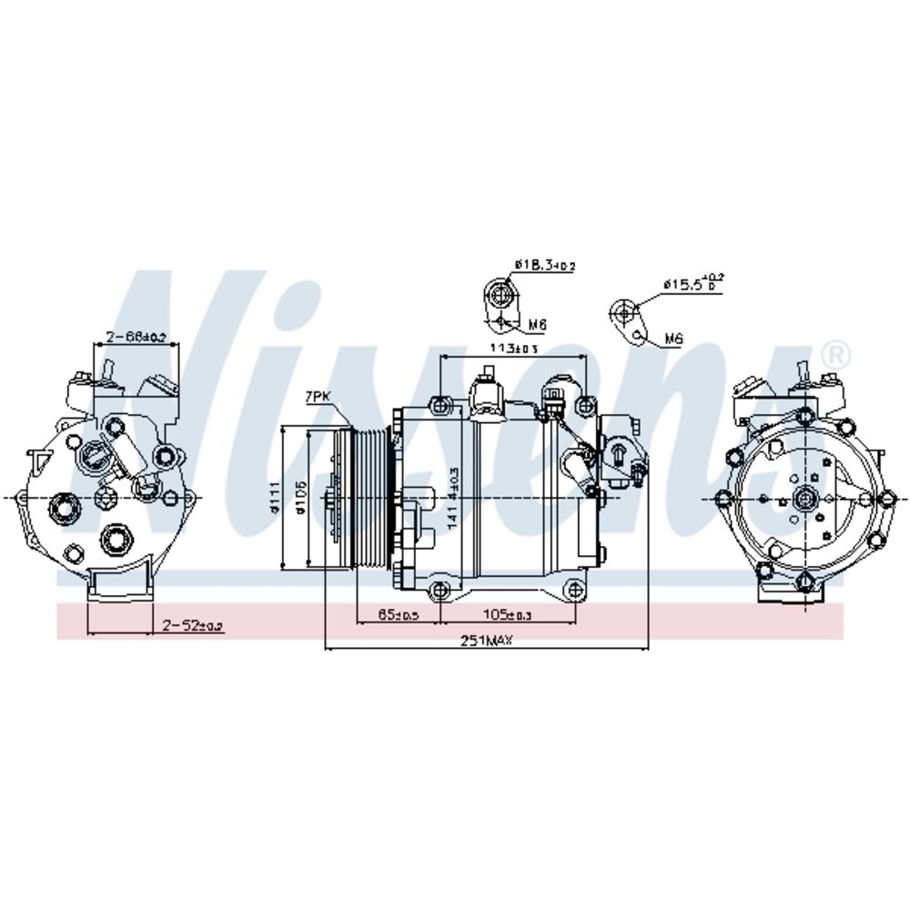 Ilmastointilaitteen kompressori 30-05051