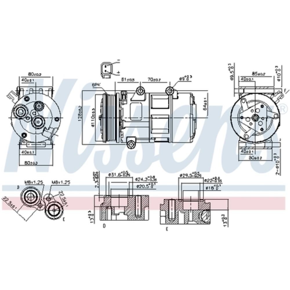 Ilmastointilaitteen kompressori 30-04013