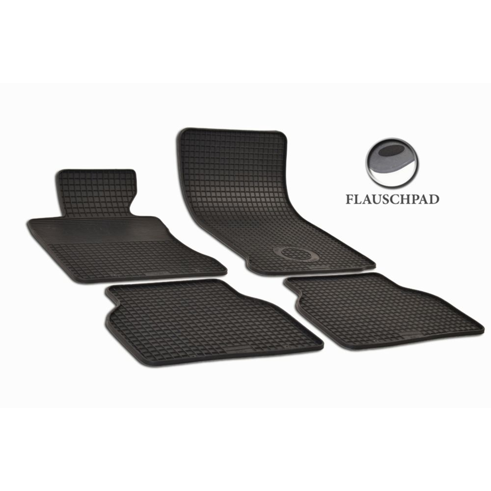 Gummimattsats BMW 5-serie E60 2004–2010 svart