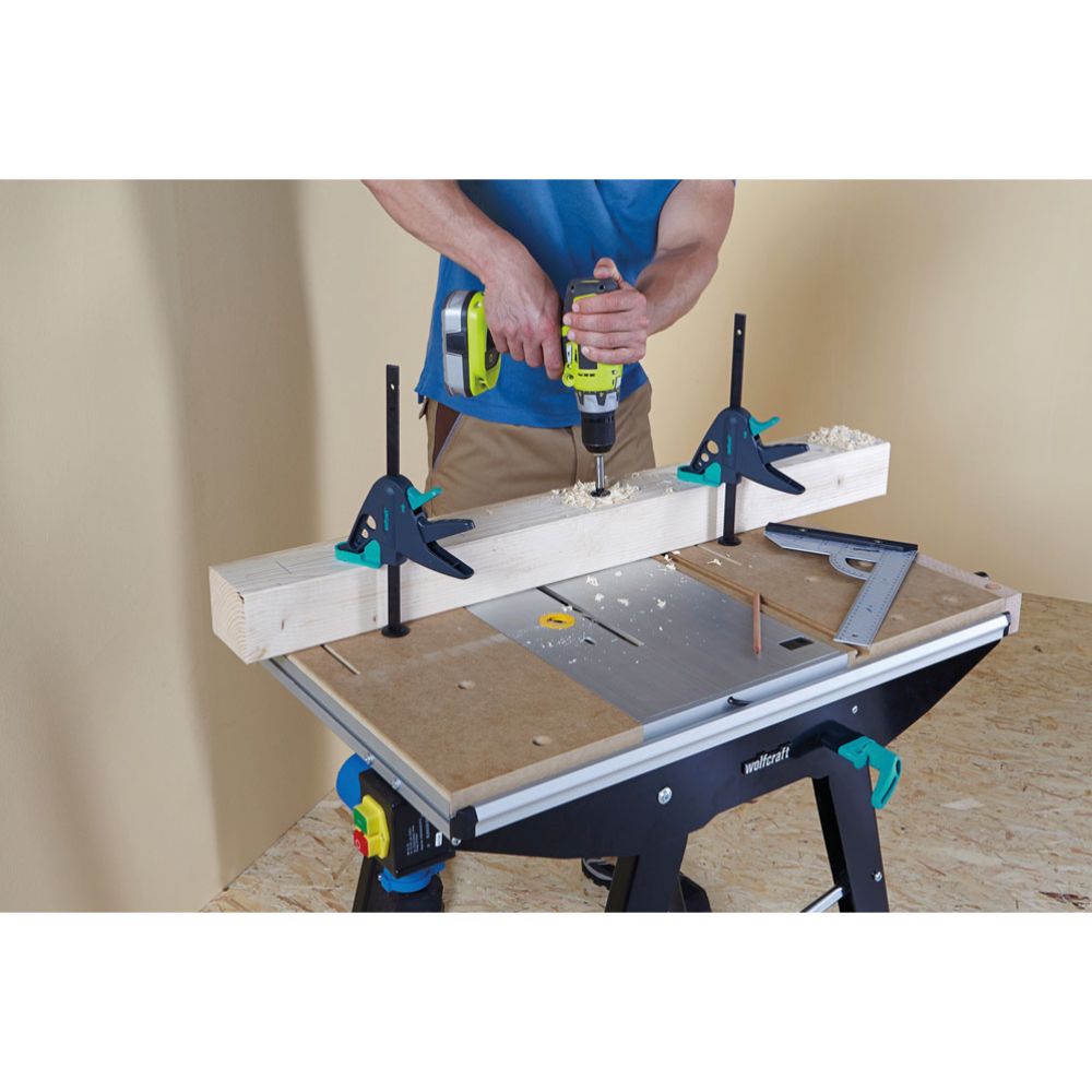Wolfcraft® PRO 65-150-W pikapuristin työpöytiin
