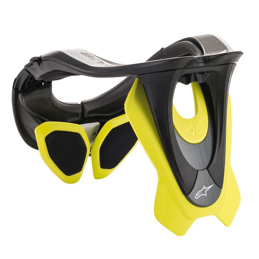 Alpinestars BNS Tech-2 kaelatugi must/kollane