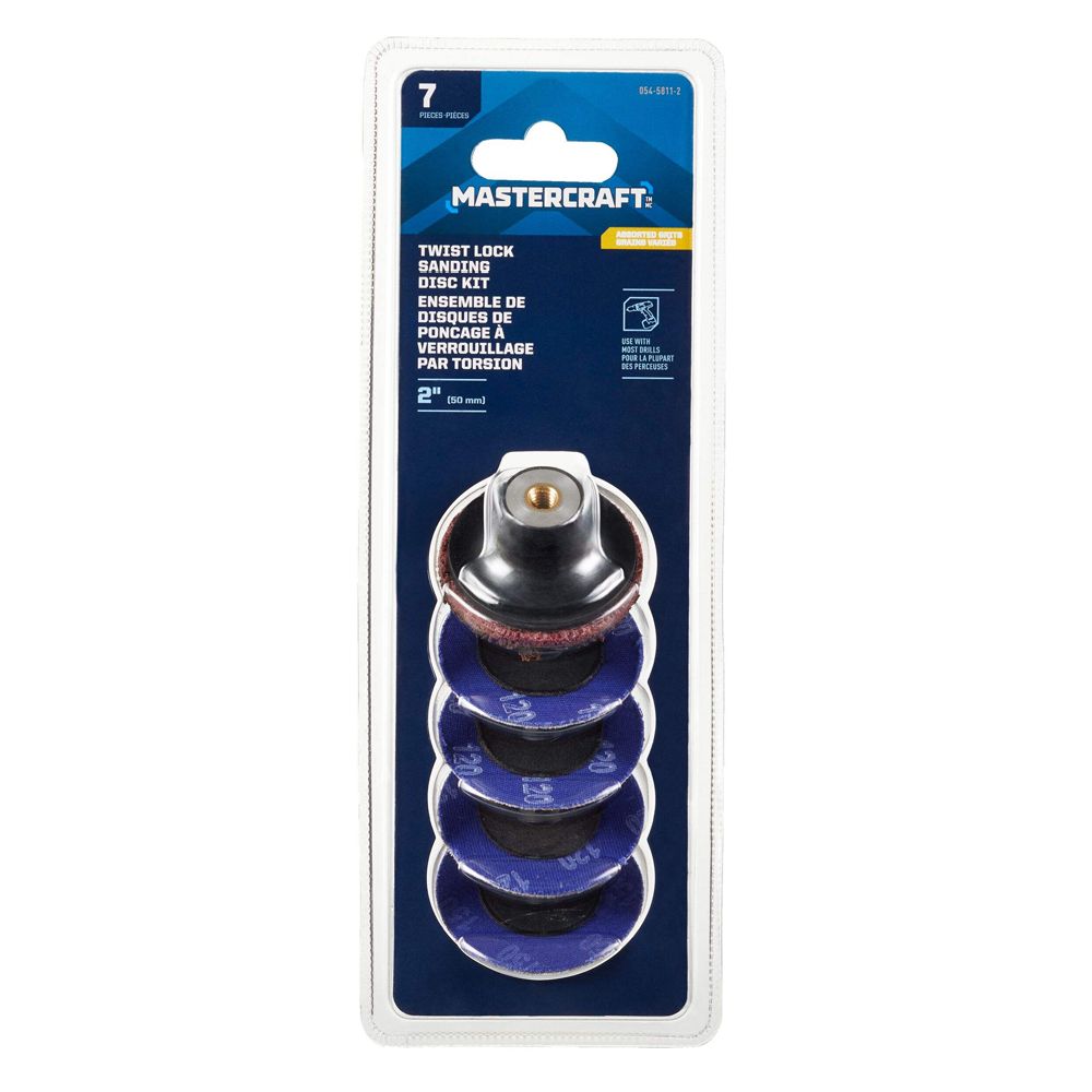 Mastercraft Twist Lock lihvketaste komplekt, 6-osaline