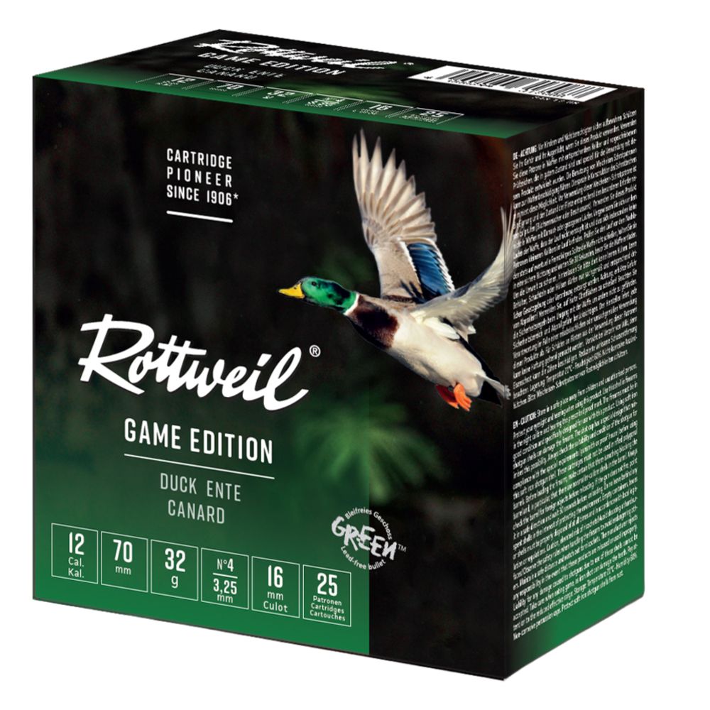 Rottweil Steel Game Edition Duck 12/70 32g #4 3,25mm 25 kpl