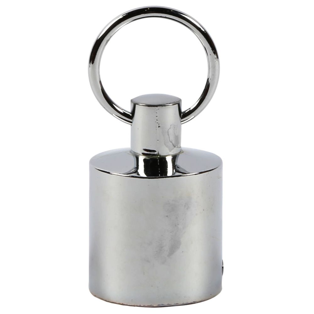 Naviquest ändbeslag med ring för 36 mm lina, krom