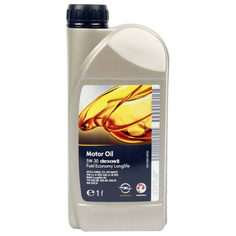 GM LongLife 5W-30 Dexos 2 mootoriõli 1 l