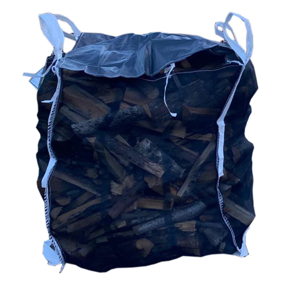 Vedsäck med överdrag extra stark 1 m³