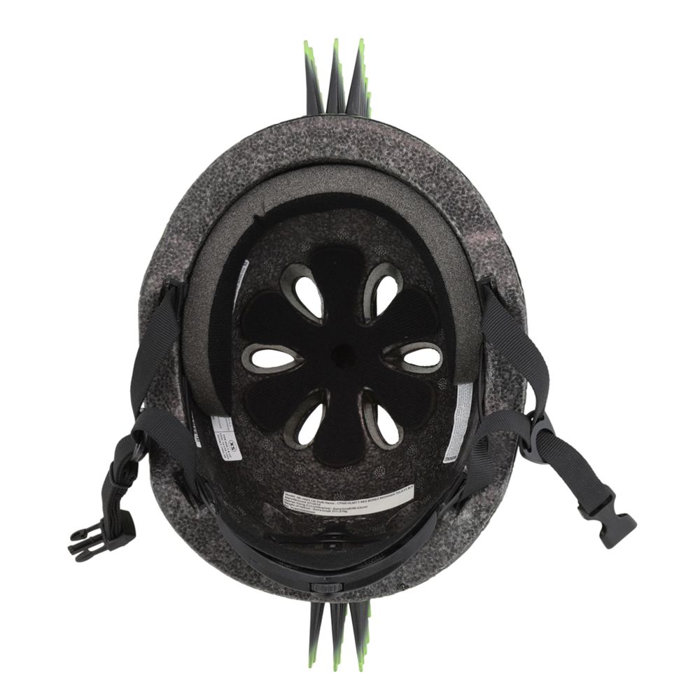 Raskullz T-Rex Bonez Mohawk barncykelhjälm 50-54 cm