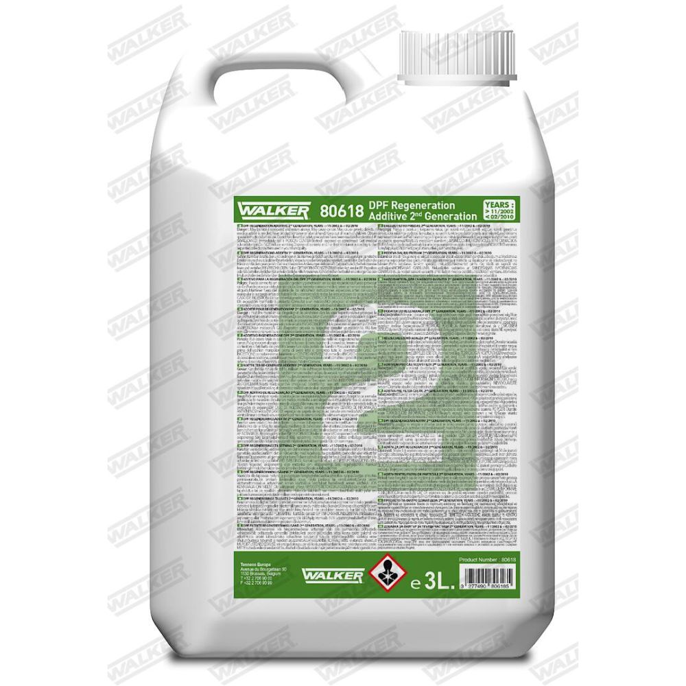 Walker 80618 DPF Regeneration Additive 2nd Generation Eolys 3 L