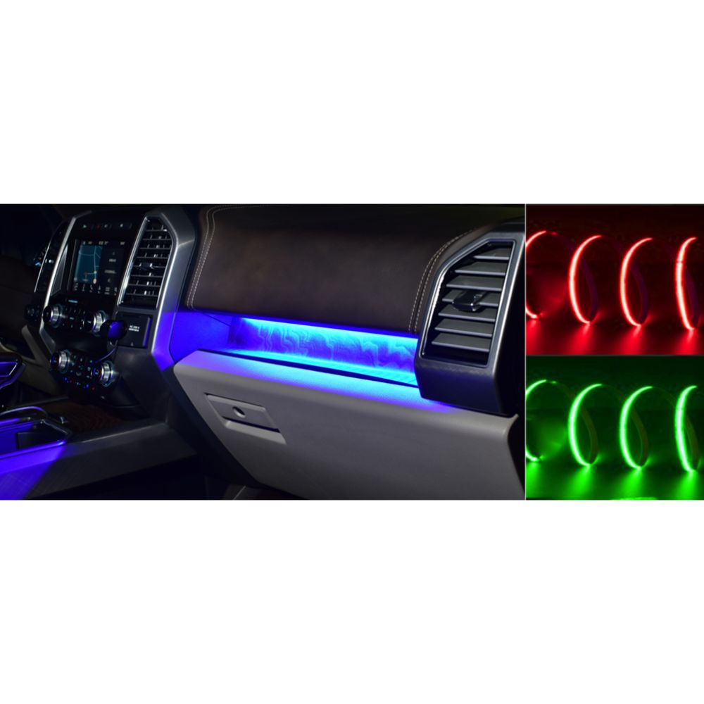AX4 LED-ljusslinga COB 12V 500 mm röd 2 st.