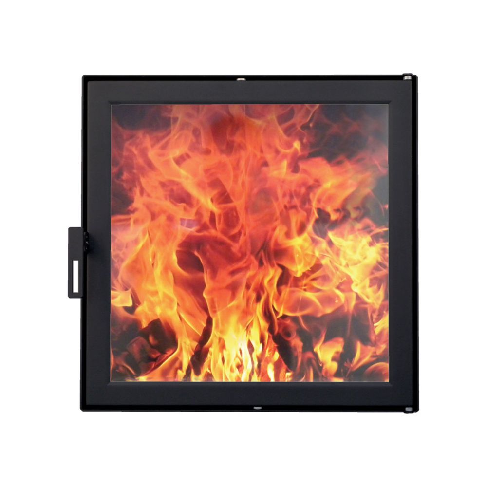 Pisla HTT301 takkaluukku 410 mm x 410 mm satiinin musta