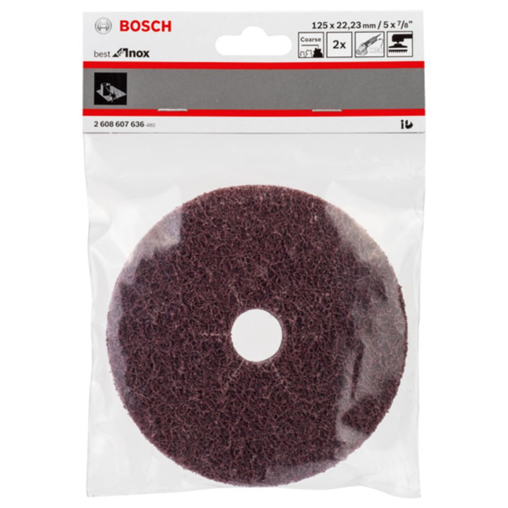 Bosch karhunkielilaikka 125 mm karkea 2 kpl