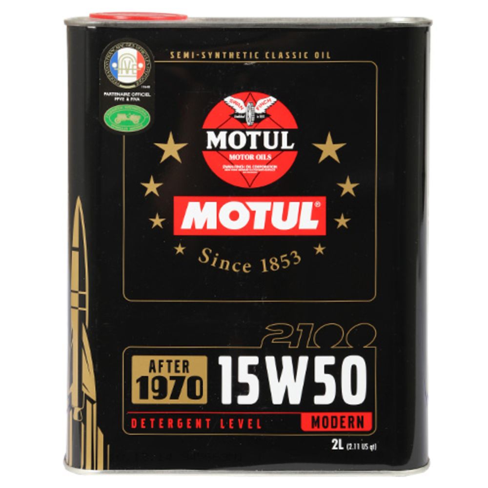 Motul Classic Oil 15W-50 2 l moottoriöljy