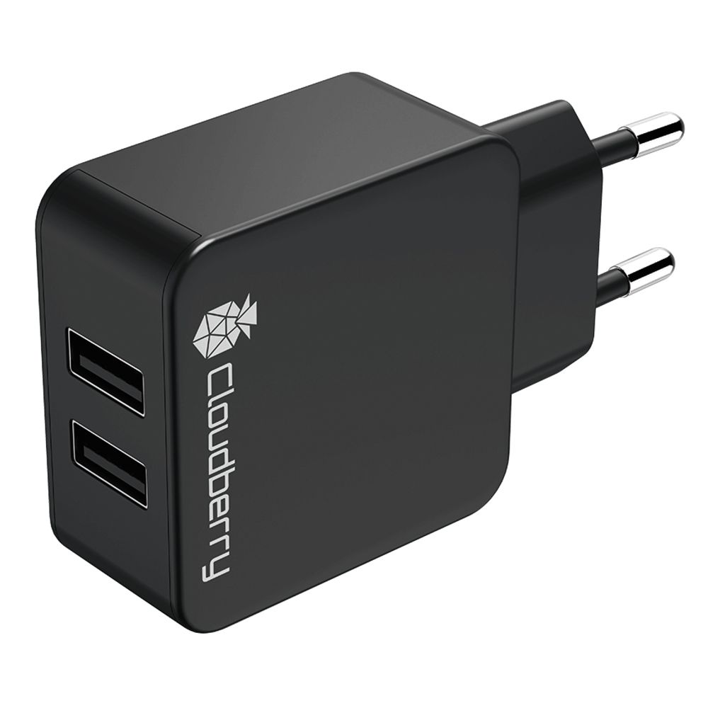 Cloudberry väggladdare 2 x USB-A 2,4 A