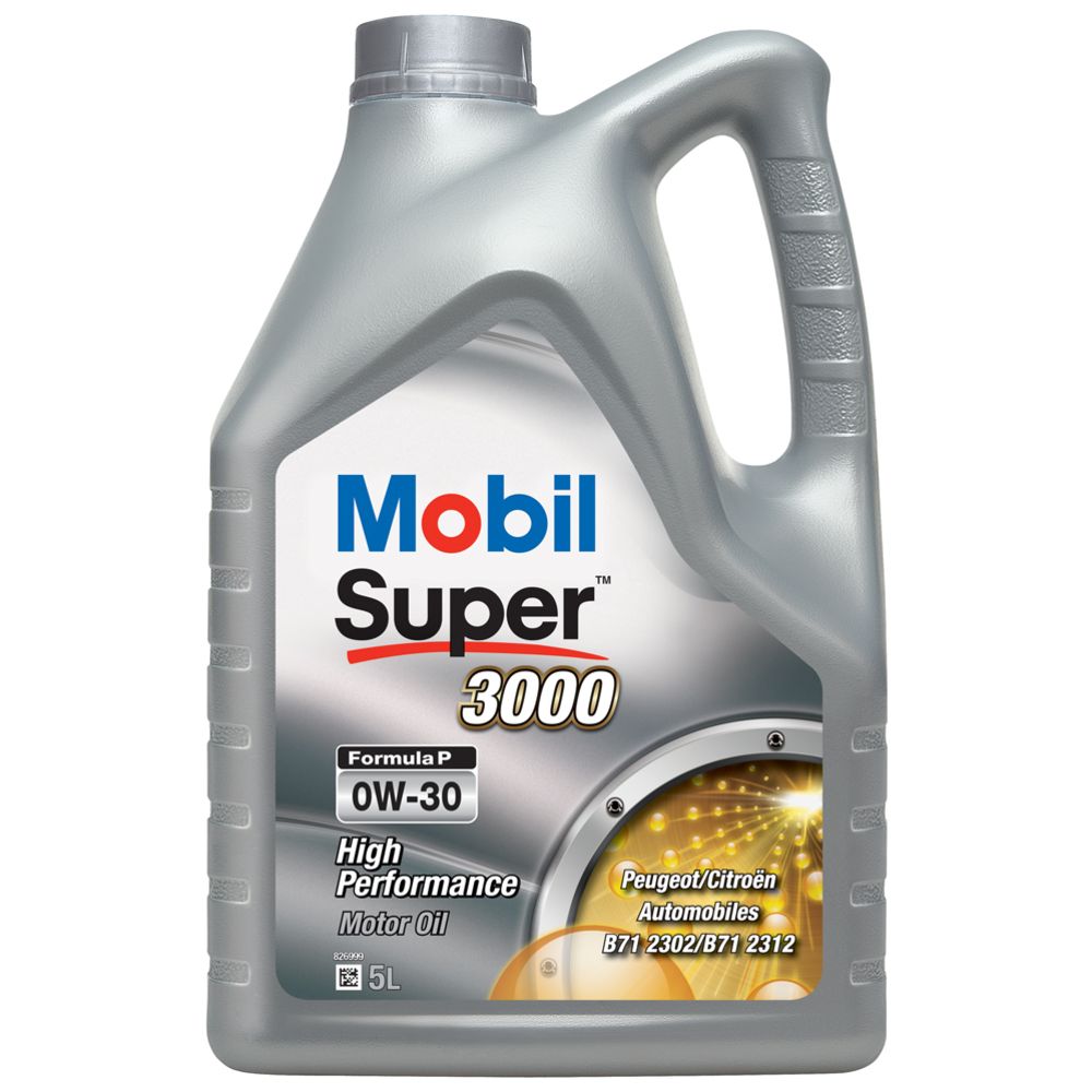 Mobil Super 3000 Formula P 0W-30 mootoriõli, 5 l