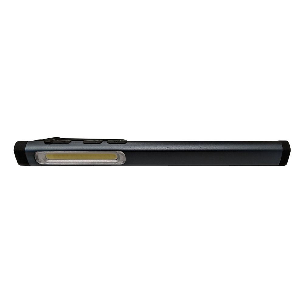 Berg COB-pennlampa med laserpekare laddningsbar 300 lm + 200 lm