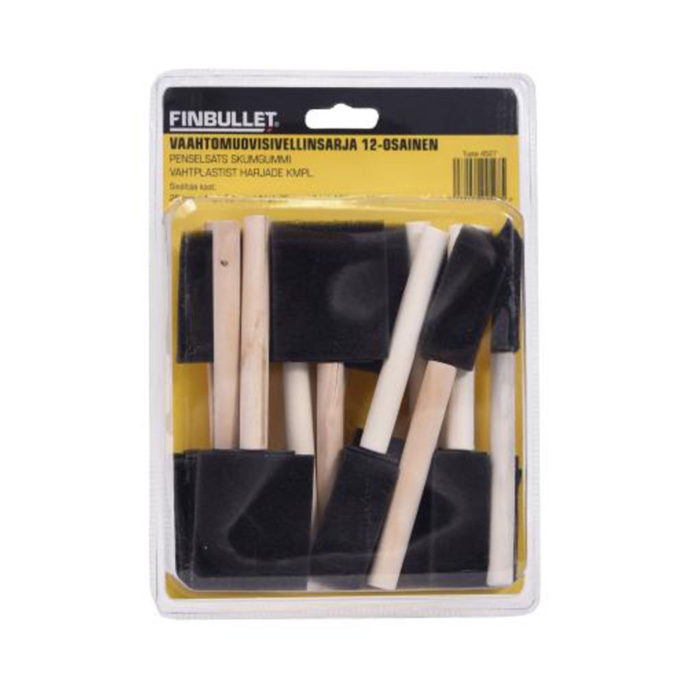 Finbullet skumgummipenslar 12 st.