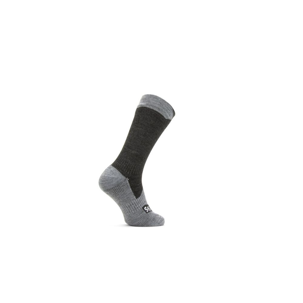 Sealskinz All Weather vedenpitävät sukat musta/harmaa
