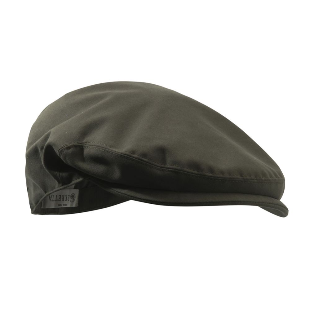 Beretta Waterproof Flat Cap vedenpitävä lakki, vihreä XL