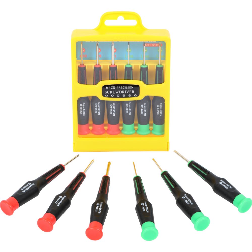 MTX Tools Basic precisionsskruvmejslar 6 delar