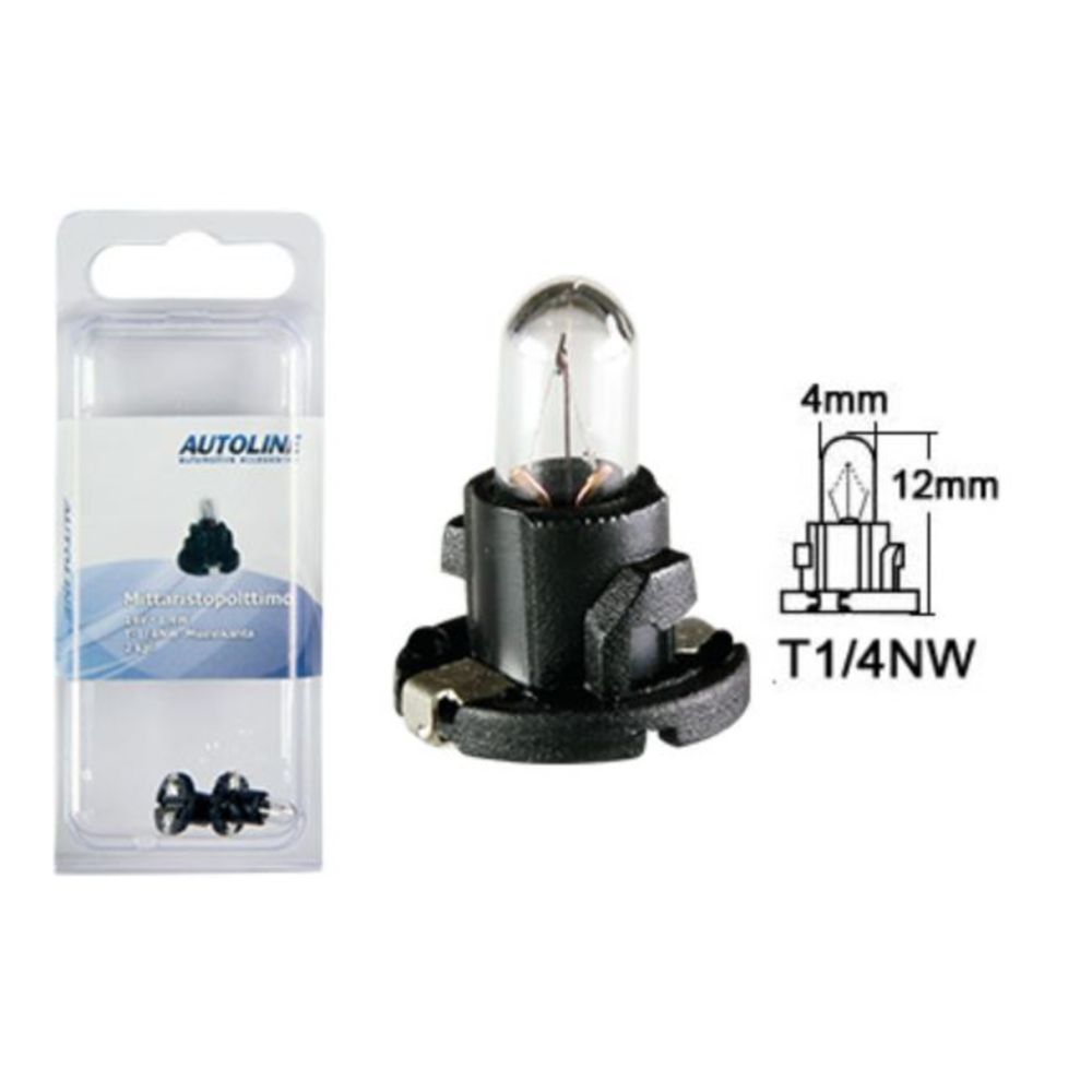 T-1/4NW-polttimopari 12V/1,4W