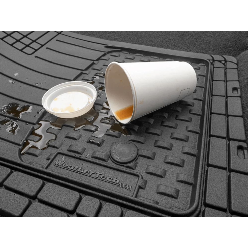 WeatherTech Trim-to-Fit Floor Mat 4-osainen auton mattosarja musta