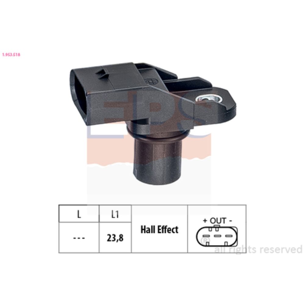 Nokka-akselin asentotunnistin 10-00227