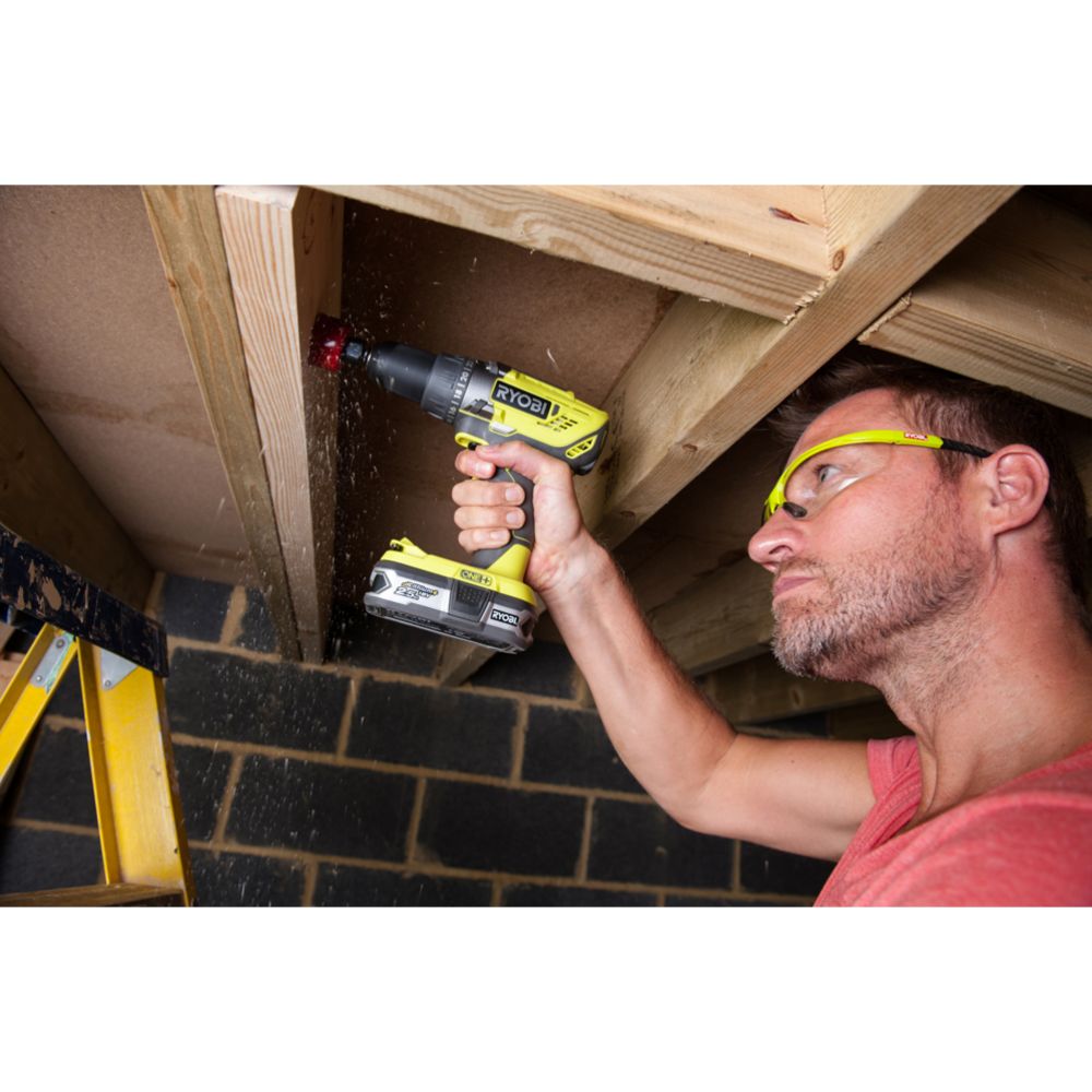 Ryobi akkutyökalusarja R18CK4E-242S 2,0 Ah + 4,0 Ah