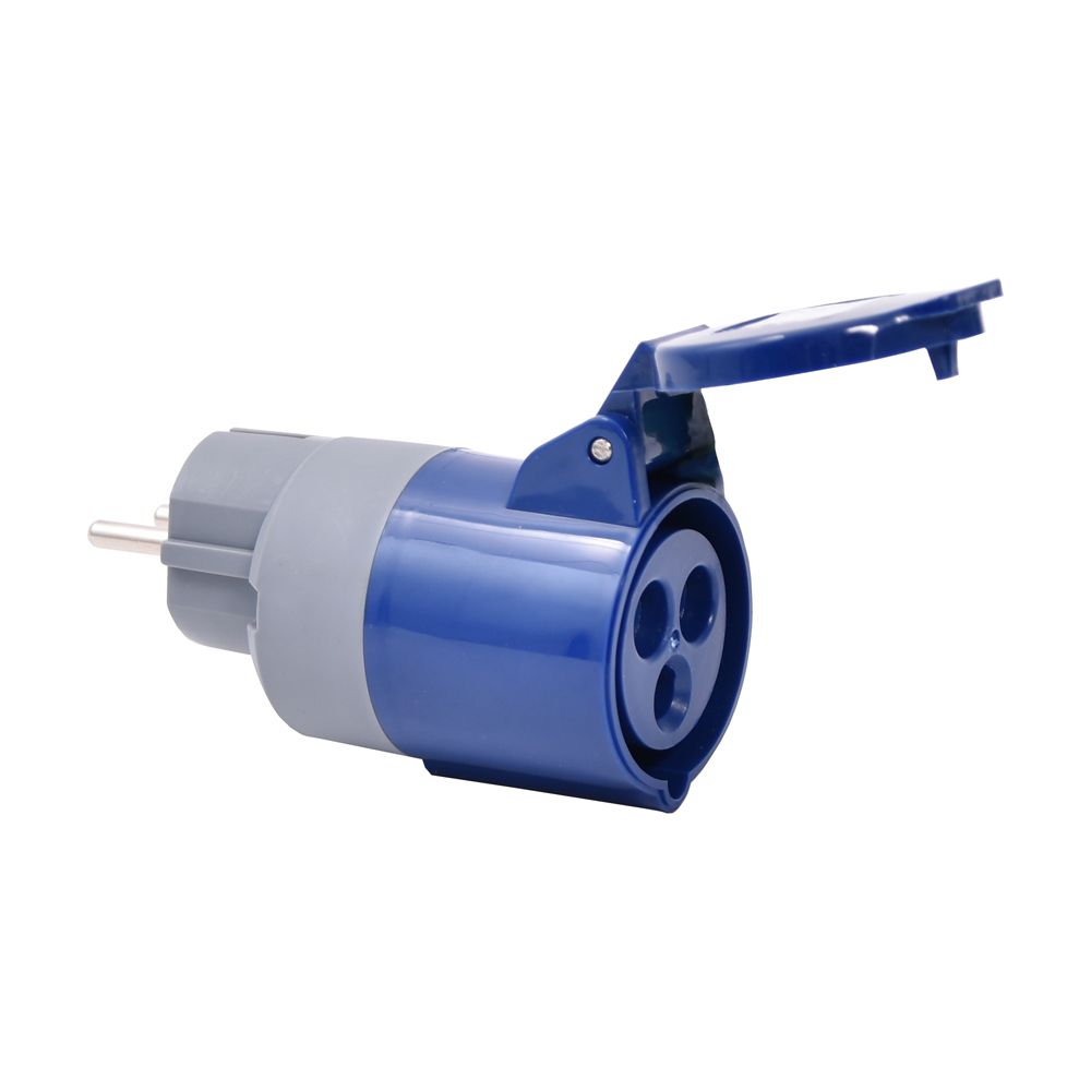 Husvagn adapter Schuko - CEE 16A IP44 230V