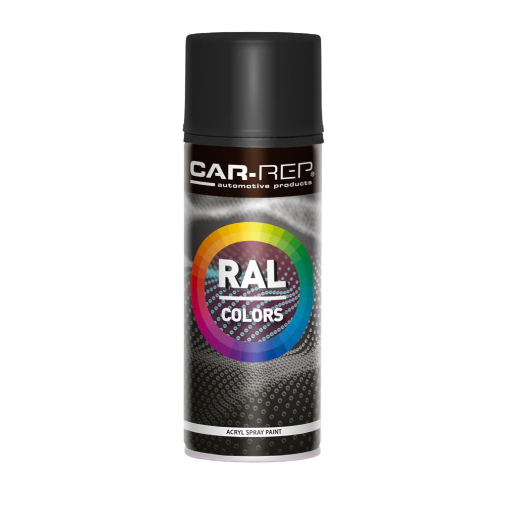 CAR-REP aerosoolvärv akrüül RAL9005 must matt 400 ml